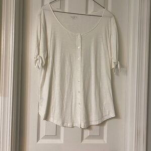 Loft Outlet White Shirt